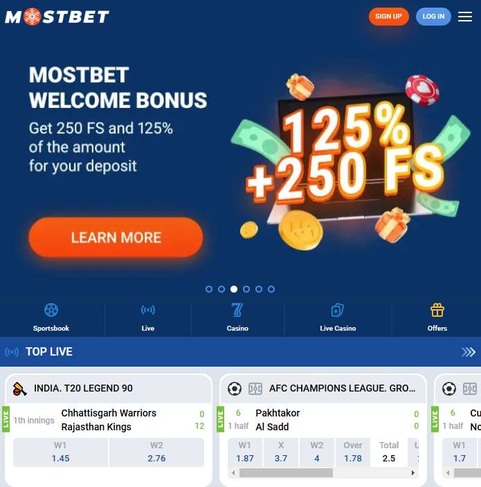 Mostbet Bangladesh welcome bonus description